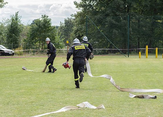 Strażacy podczas konkurencji