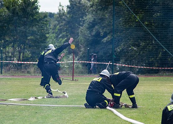 Strażacy podczas konkurencji