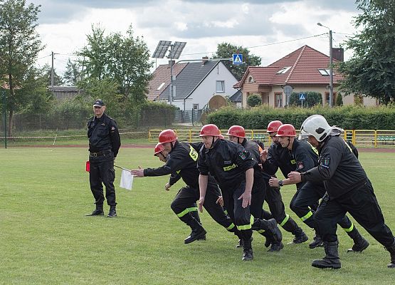 Strażacy podczas konkurencji