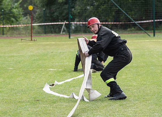 Strażacy podczas konkurencji