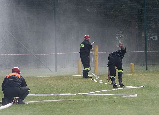 Strażacy podczas konkurencji