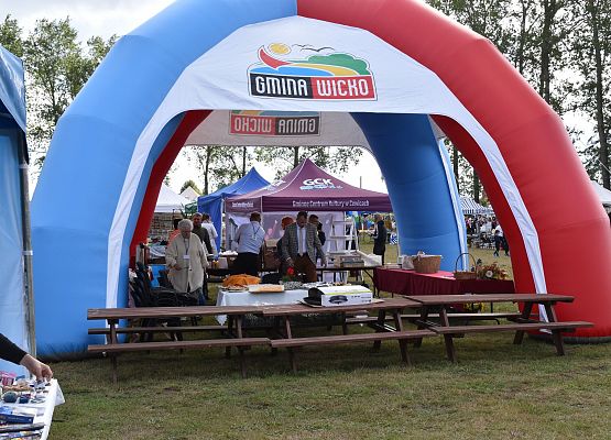 Stoiska dożynkowe organizacji,