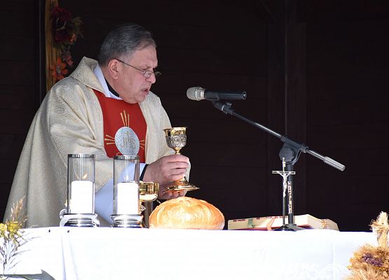 Mszę odprawia ks. K.