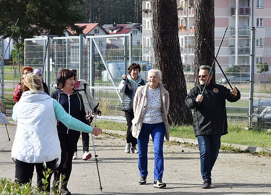 Uczestnicy na mecie imprezy