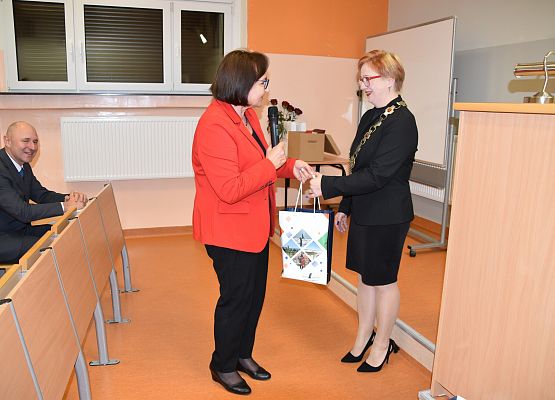 Starosta Lęborski wręcza