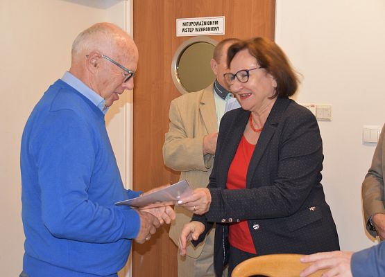 Starosta Lęborski wręcza