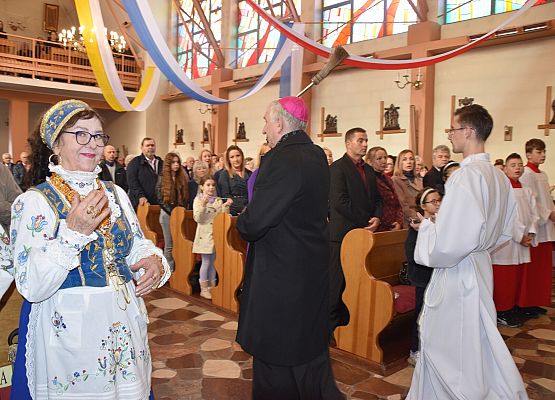 Powitanie ks. bp R. Kasyny