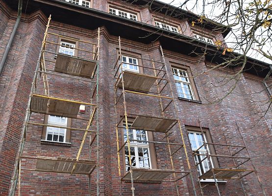 Postęp prac budowlanych w LO