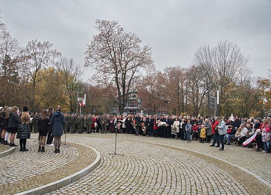 Uczestnicy obchodów Narodowego