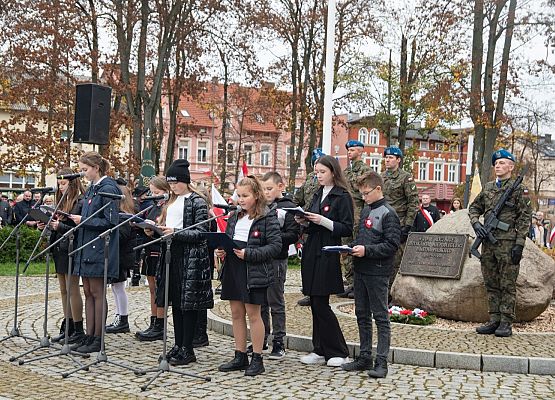 Młodzież z SP 7 na Skwerze