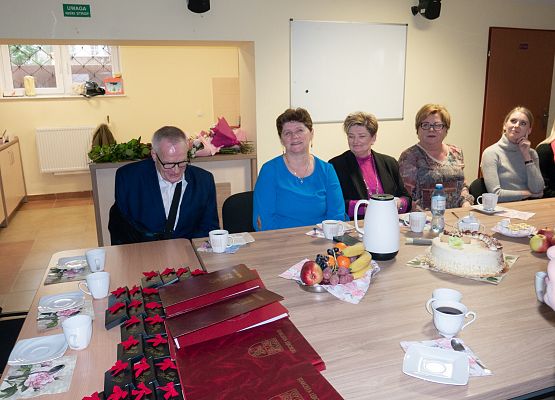 Pracownicy PCPR podczas