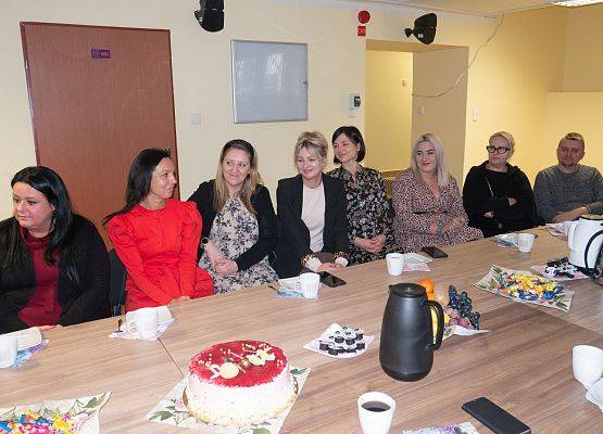 Pracownicy PCPR podczas