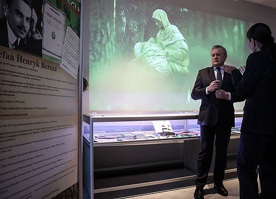 Minister P. Gliński w jednej z