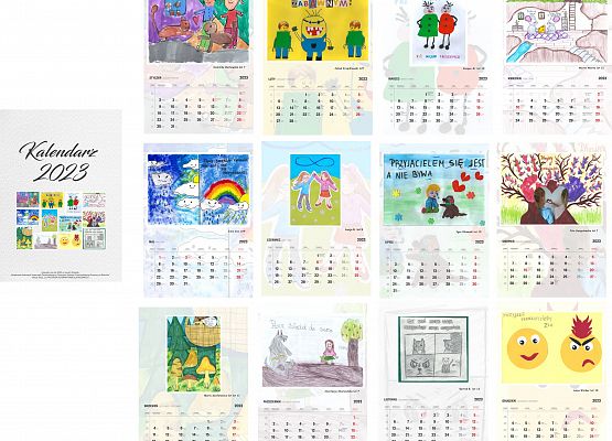 Kalendarz projektowy z