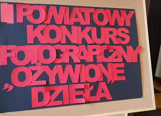 Plansza tytułowa wystawy