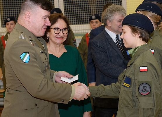 Wręczanie odznak "Wzorowy