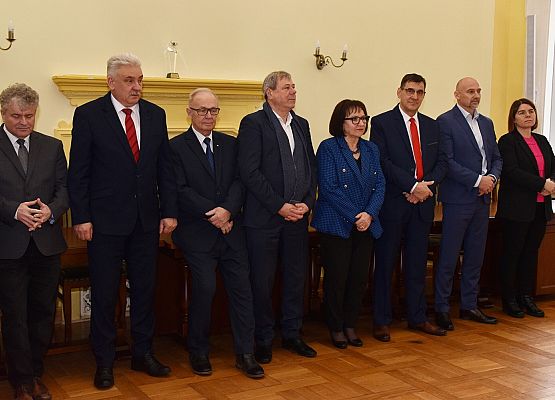 Samorządowcy podczas spotkania