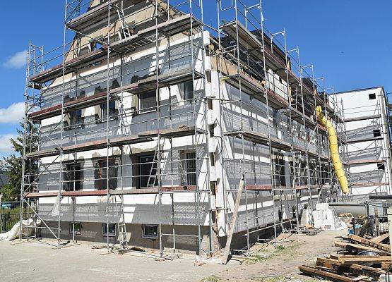 Kadr z budowy nowej siedziby