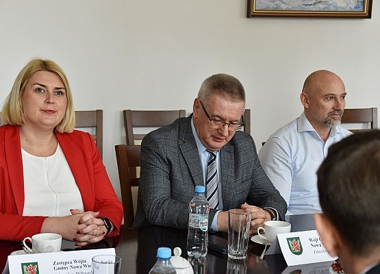 Od lewej: M. Włusek - z-ca