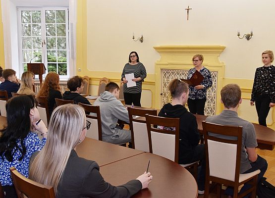 Uczestnicy powiatowego etapu