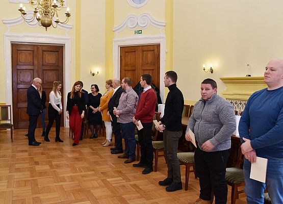 Przed wręczeniem odznaczeń