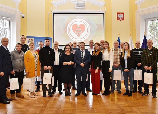 Uczestnicy uroczystości w