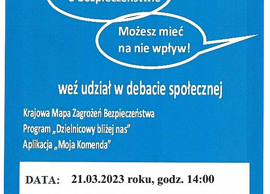 Debata społeczna w obszarze