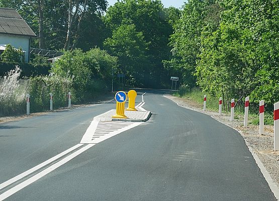 Przebudowana droga Pogorzelice