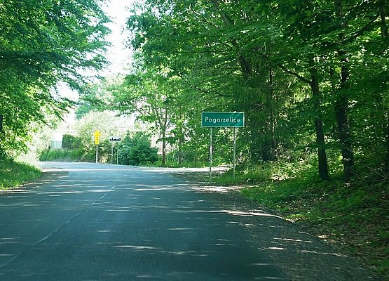 Przebudowana droga Pogorzelice