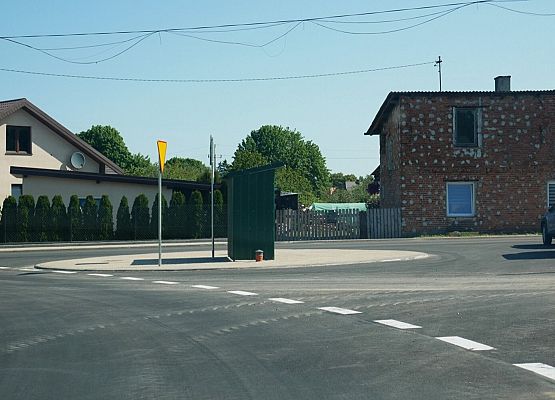 Przebudowana droga Pogorzelice