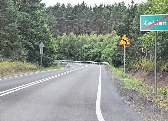 Stan drogi po przebudowie