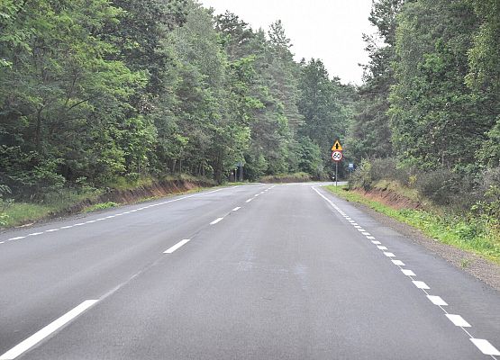 Stan drogi po przebudowie