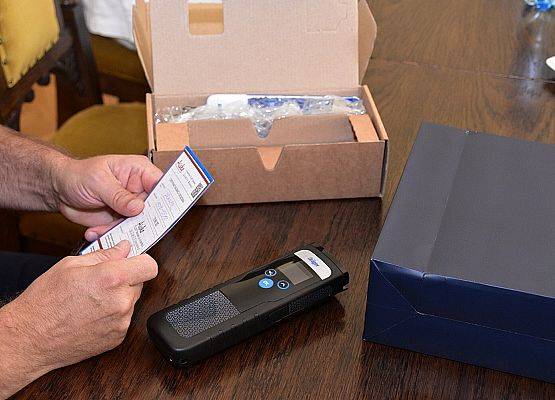 Przekazanie nowych alkomatów