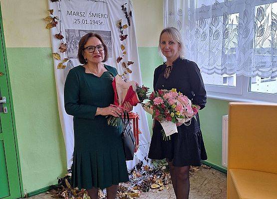 Starosta Lęborski z pracownicą