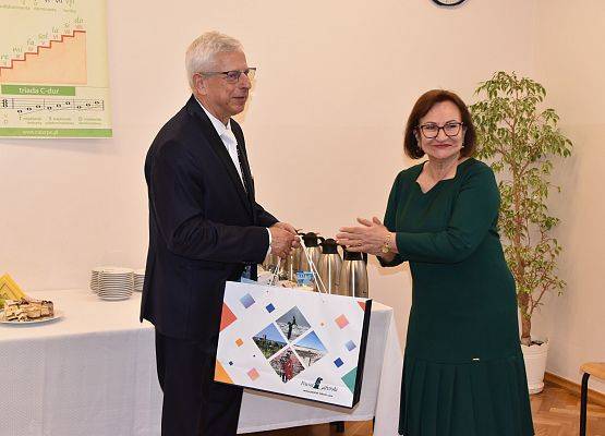 Starosta Lęborski wręcza