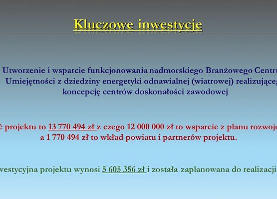 Kluczowe inwestycje 5