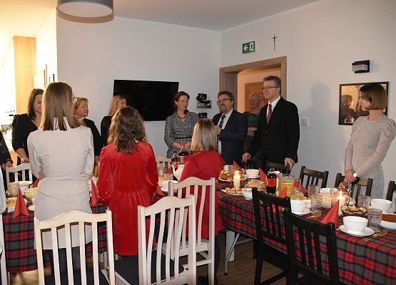 Spotkanie wigilijne w  Domach