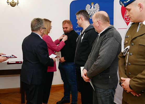 Uroczystość wręczenia odznak