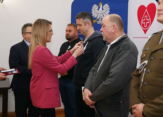 Uroczystość wręczenia odznak