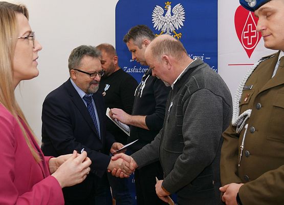 Uroczystość wręczenia odznak