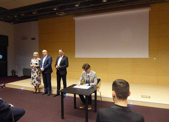 Uroczystość podpisania listu