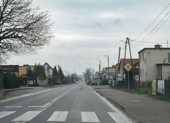 Wyremontowana droga w Mostach