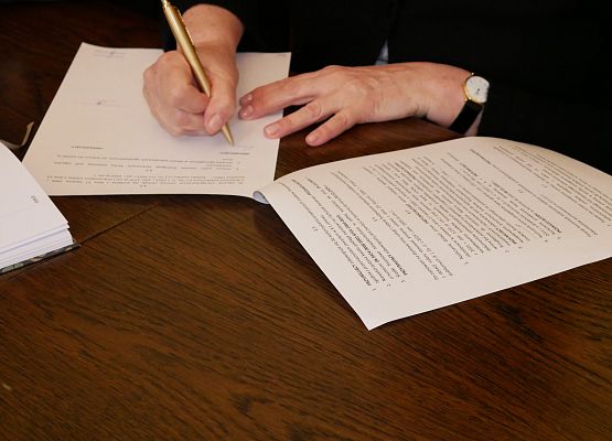 Podpisanie umowy na