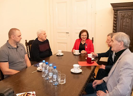 Przedstawiciele PZW podczas