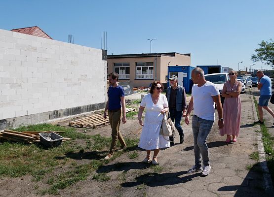 Starosta odwiedziła plac