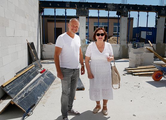 Starosta odwiedziła plac