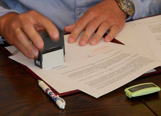 Podpisanie umowy na przebudowę