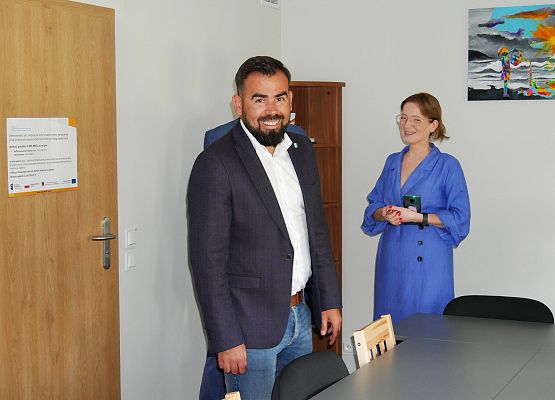 Wizyta starostow w PCPR