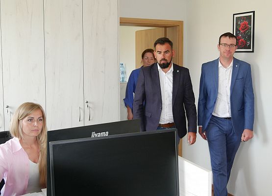 Wizyta starostow w PCPR