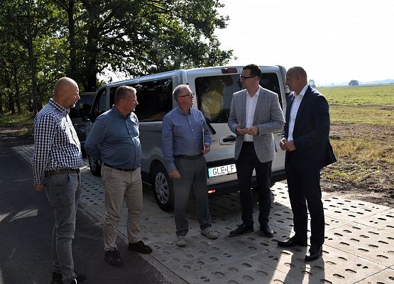 Odbiór przebudowanej drogi